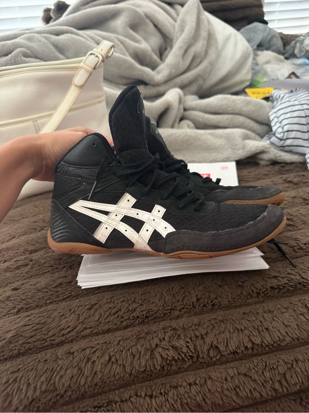 ASIC Wrestling Shoes Size 8